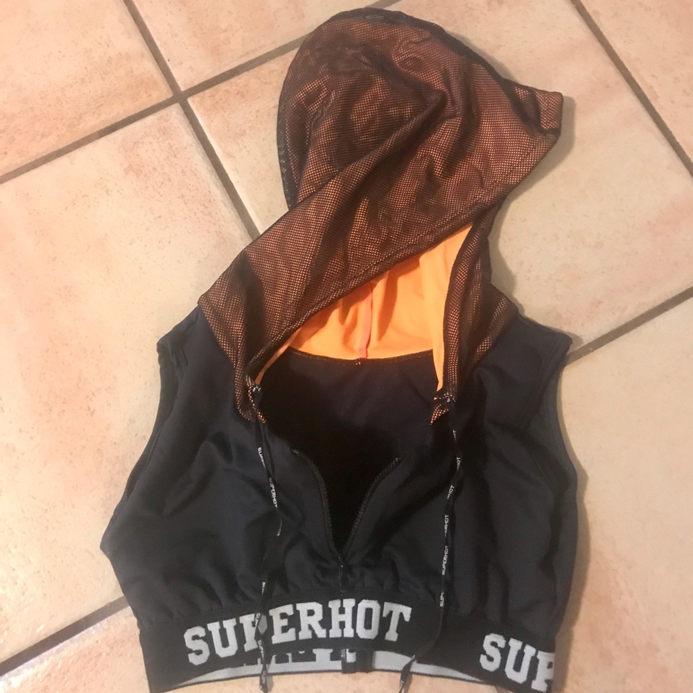 Brazil Superhot Hoodie Zip-up Vest “Small”